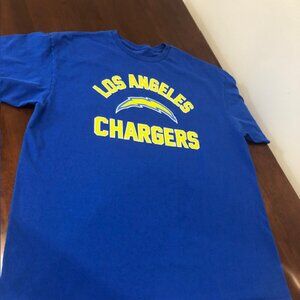 Los Angeles Chargers Unisex Blue T-Shirt Size XL Pre-Owned.